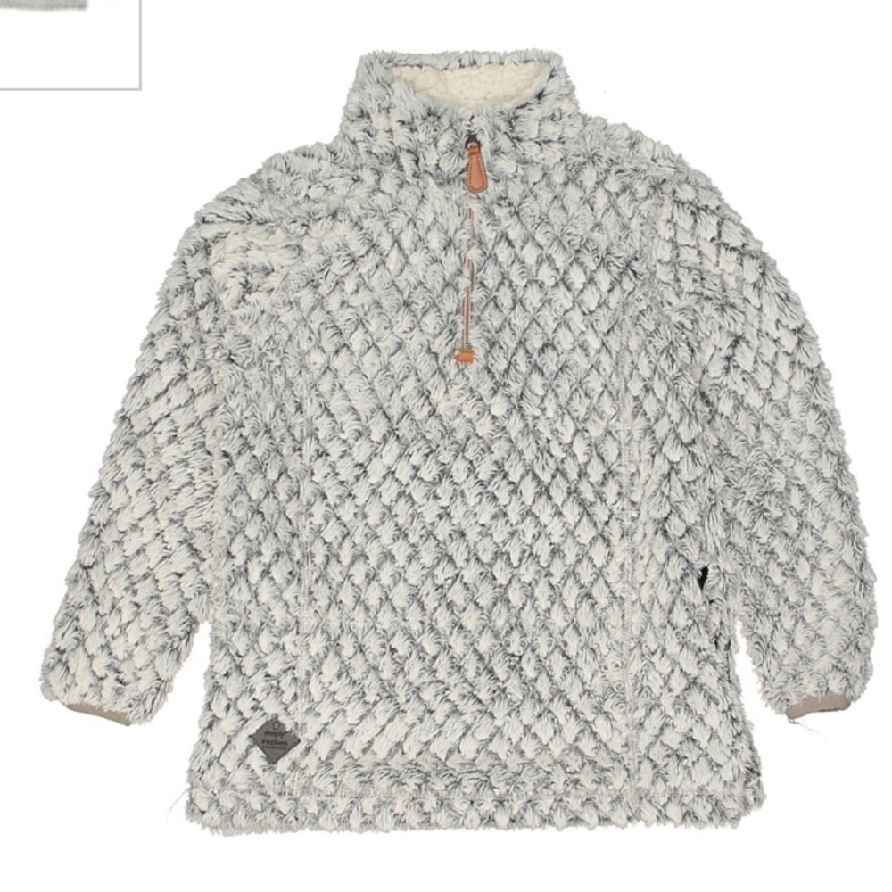 Quarter zip fleece pullover